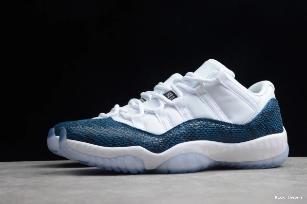 Kick Theory Jordan Snakeskin Navy Low CD6846-102 Air 11 Blue 0706